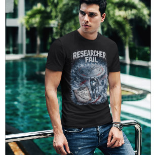 Camiseta de valor oscuro para hombres investigador