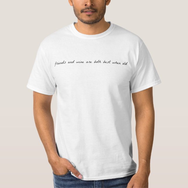 Camiseta de valor para amigos y vitivinícolas (Anverso)