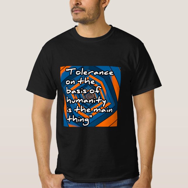 Camiseta de valor para hombre  (Anverso)