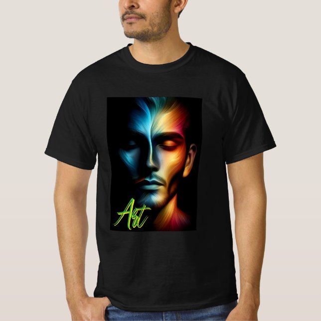 Camiseta de valor para hombre (Anverso)
