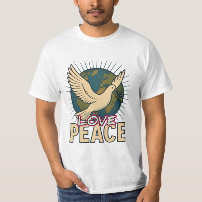 Camiseta de valor para hombres (Anverso)