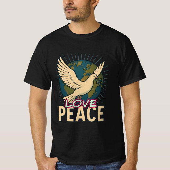 Camiseta de valor para hombres (Anverso)