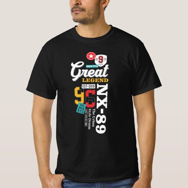 Camiseta de valor para hombres (Anverso)