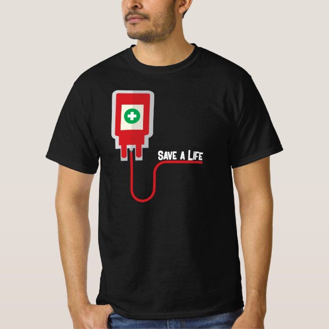 Camiseta de valor para hombres (Anverso)