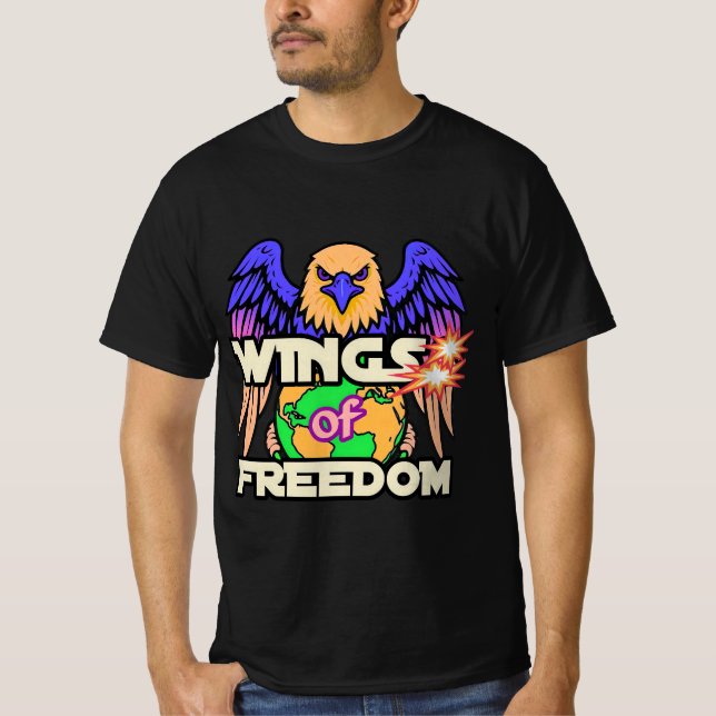 Camiseta de valor para hombres (Anverso)