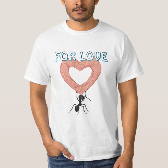 Camiseta de valor para hombres  (Anverso)