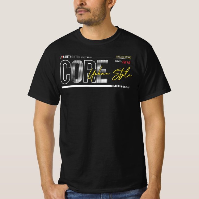 Camiseta de valor para hombres (Anverso)