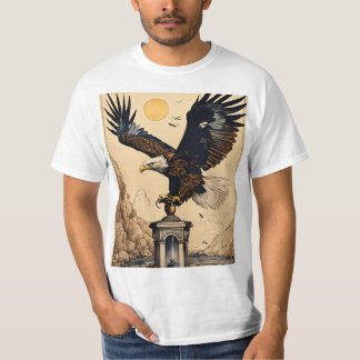 Camiseta de valor para hombres de Águila
