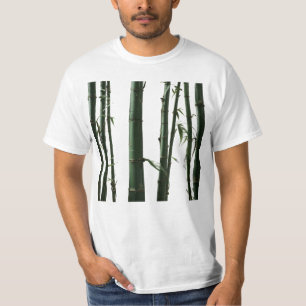 Camiseta de valor para hombres de bambú exótico