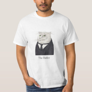 Camiseta de valor para hombres de CAT BUTLER