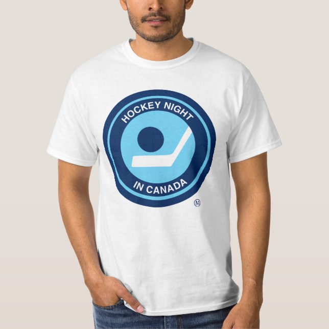 Camiseta de valor retro de hockey nocturno (Anverso)