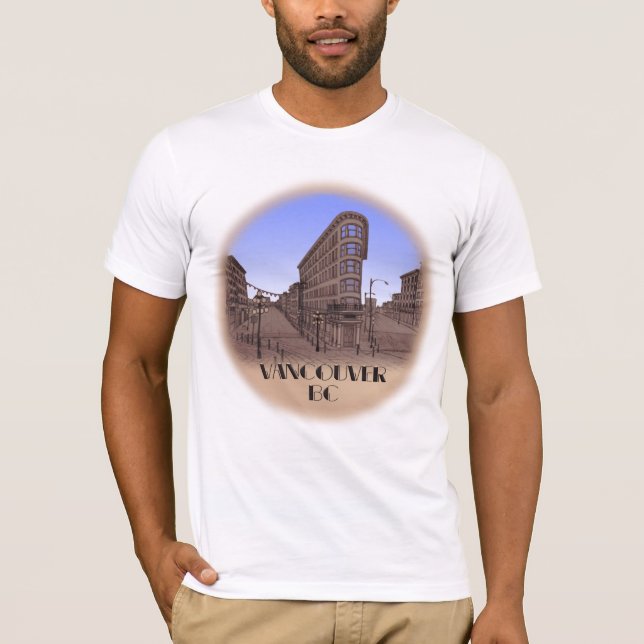 Camiseta de Vancouver Unisex Gastown Souvenir (Anverso)
