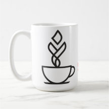Camiseta de vapor geométrico de taza de café – Té