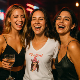 camiseta de vaquera soltera