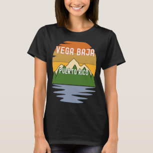 Camiseta De Vega Baja Puerto Rico Vintage Sunset