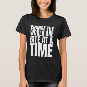 Camiseta de Veganismo Cambia el Mundo un Bocado a 