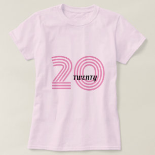 Camiseta de veinte cumpleaños