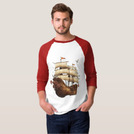 Camiseta de vela y de anclaje - Navegando por el v