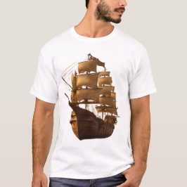 Camiseta de vela y de anclaje - Navegando por la v