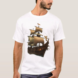 Camiseta de vela y de anclaje - Navegando por la v