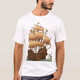 Camiseta de vela y de anclaje - Navegando por la v