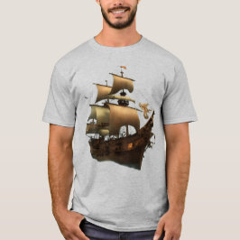 Camiseta de vela y de anclaje - Navegando por la v