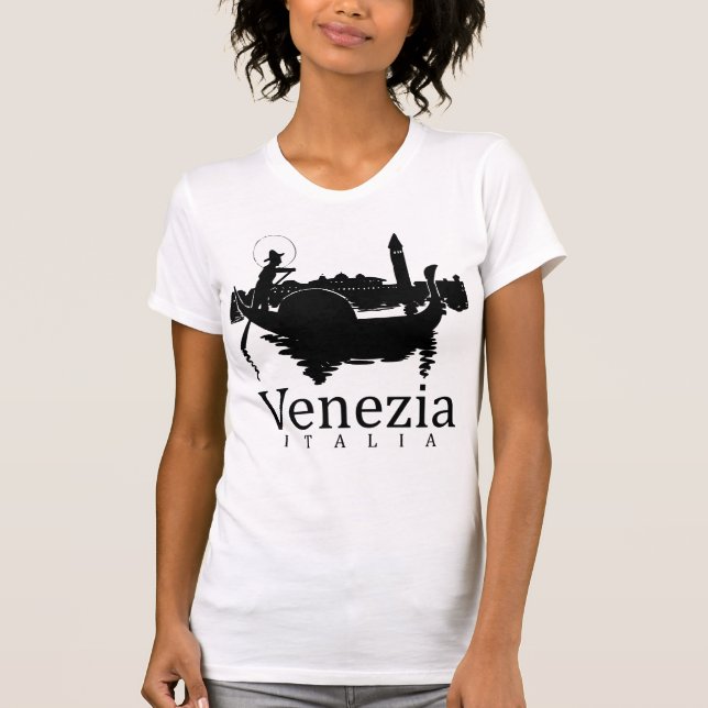 Camiseta de Venezia Italia para los chicas que (Anverso)