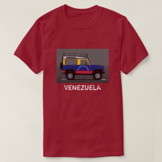 Camiseta de VENEZUELA (Diseño del anverso)