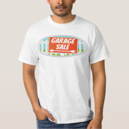 Camiseta de venta de garage