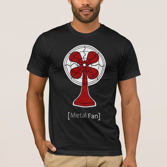 Camiseta de ventilador metalizado (Anverso)