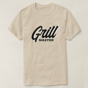Camiseta de verano BBQ GrillMaster para chef cocin