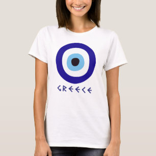 Camiseta de verano blanca para mujer con el Ojo Tu