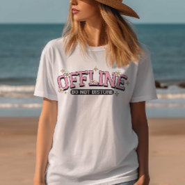 Camiseta de verano, camisa linda, fuera de línea n
