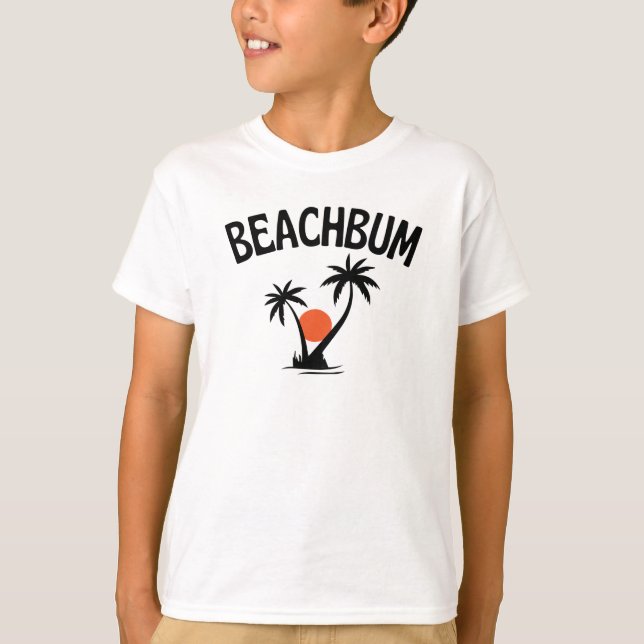 Camiseta De Verano De Beachbum Beach (Anverso)
