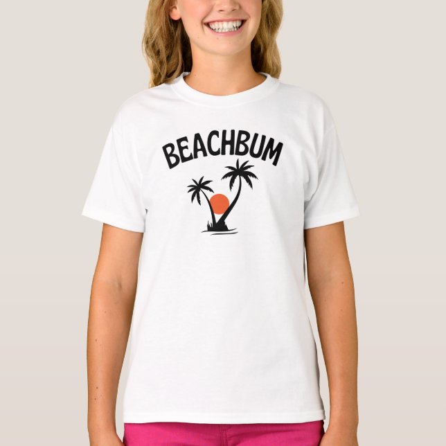 Camiseta De Verano De Beachbum Beach (Anverso)