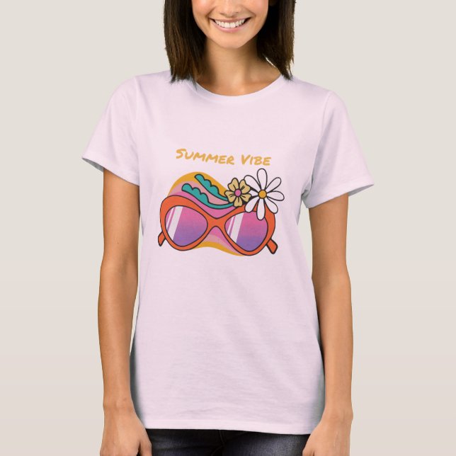 Camiseta de verano de bienvenida | Tipografía de g (Anverso)