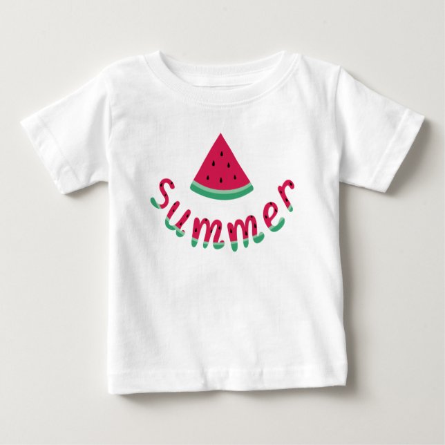 Camiseta de verano de Cute Watermelon (Anverso)