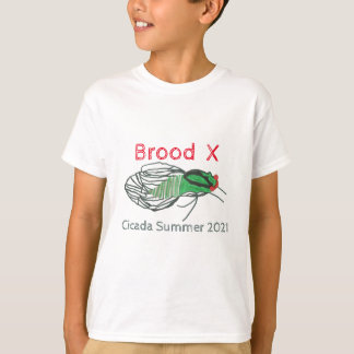 Camiseta de verano de la cigarra Brood X 2021
