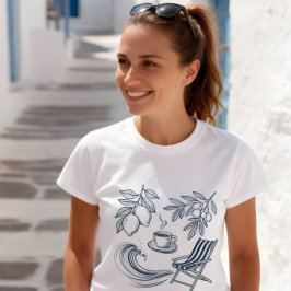 Camiseta de verano de la Costa Amalfi