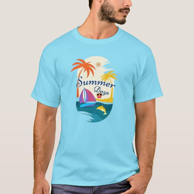Camiseta de verano de los días de sol (Anverso)
