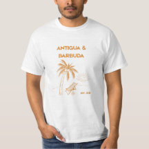 Camiseta de verano de lujo de Antigua Barbuda del 