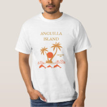 Camiseta de verano de lujo de la isla Anguilla del