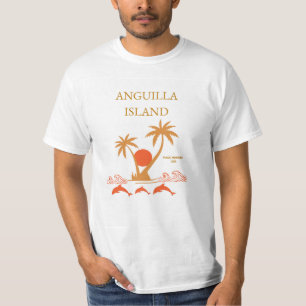Camiseta de verano de lujo de la isla Anguilla del