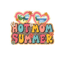 Camiseta de verano de mamá caliente