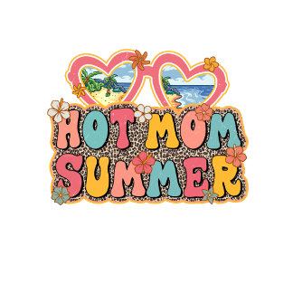 Camiseta de verano de mamá caliente