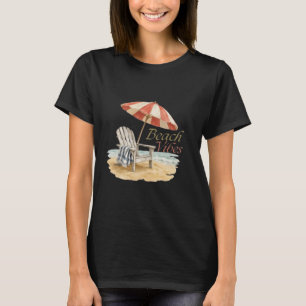 Camiseta de verano de silla de playa con vibracion