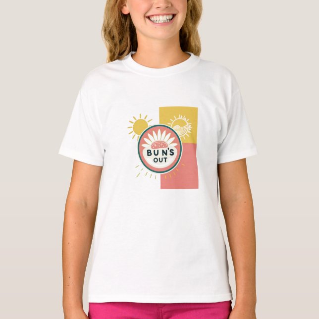 Camiseta de verano de Sun Out Out Vibes (Anverso)