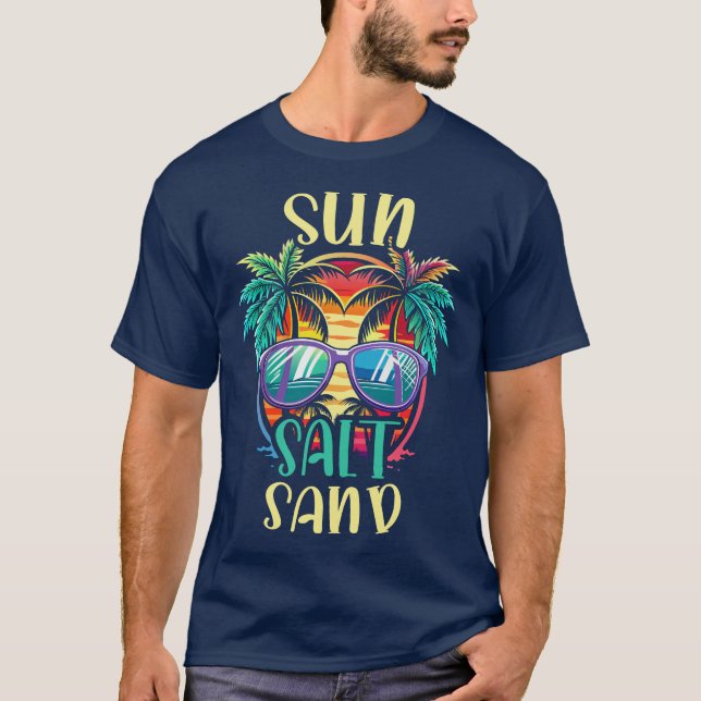 Camiseta de verano de Sun Salt Sand (Anverso)