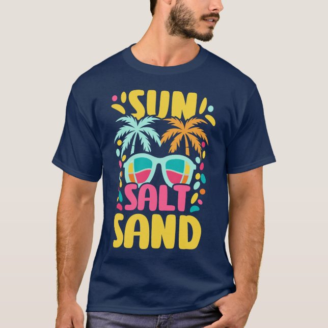 Camiseta de verano de Sun Salt Sand (Anverso)