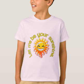 Camiseta de verano Déjame ser tu sol con sol.